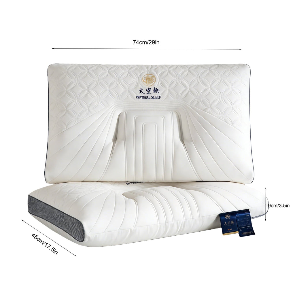2-Pack Space Capsule Bed Pillow (29.13" x 18.9") - Plush and Supportive