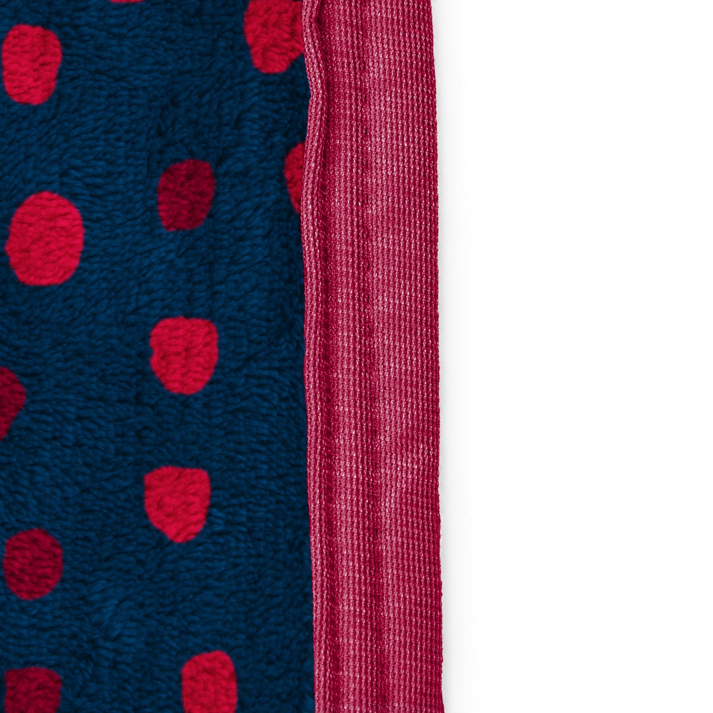 Strawberry Shortcake Berry Meadows 46" x 60" Coral Fleece Throw Blanket, Kids, Polyester, Navy