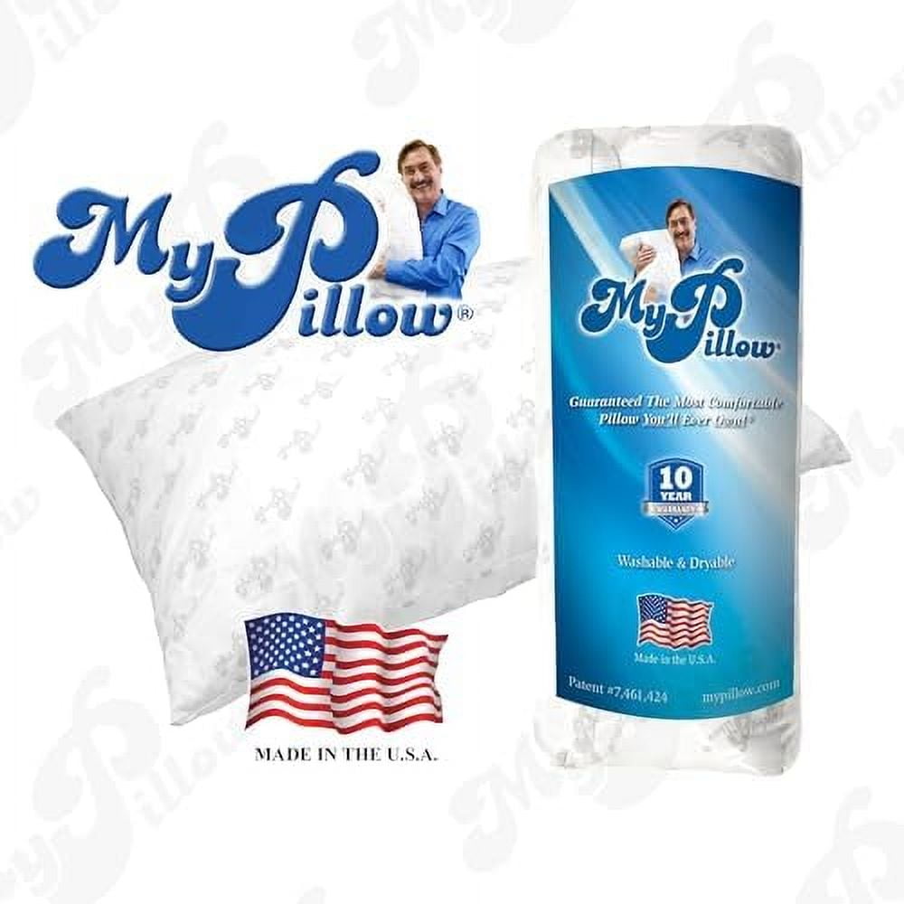 Bedding Bed Pillows for Sleeping Standard Size, Set of 2, Back, Stomach or Side Sleepers - Classic Pillow (Standard, ...