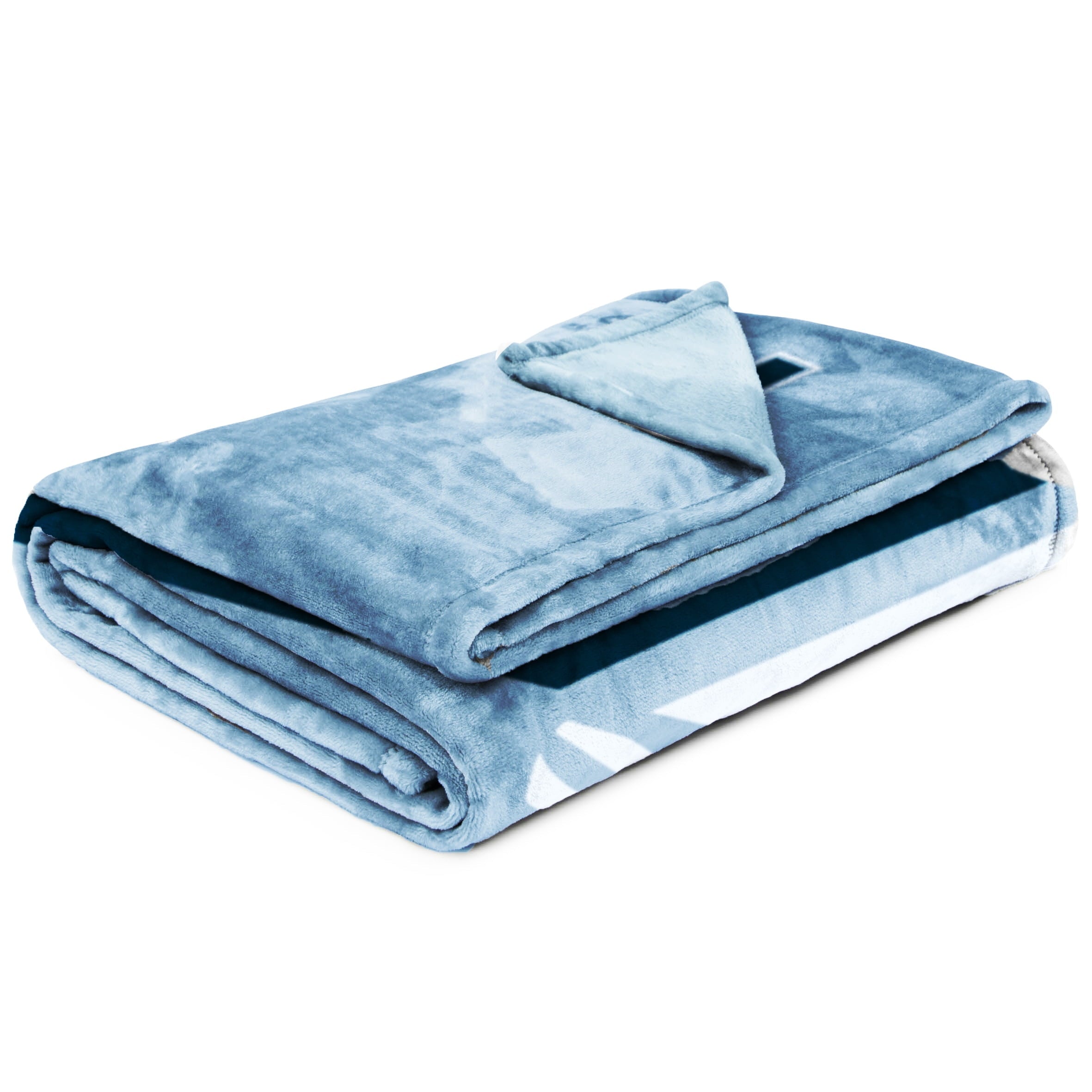 Silk Touch Kids Throw Blanket, 62" x 90", Blue, Polyester