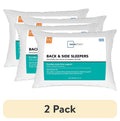 (2 pack) Back & Side Sleeper Bed Pillow, Standard/Queen - Extra Firm Support (4 Pack)