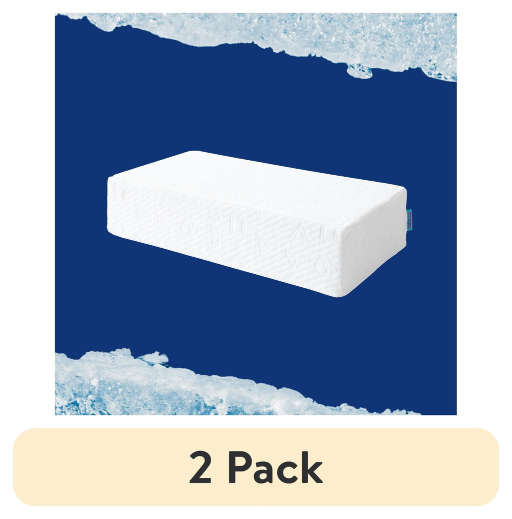 (2 pack) Ice Cube Cooling Memory Foam Bed Pillow (1 Count)