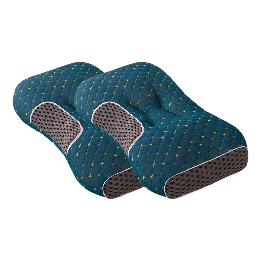 2-Pack Orthopedic Cervical Pillows For Deep Sleep Support - Non-Collapsing Memory Foam Pillow With Neck Pain Relief, ...