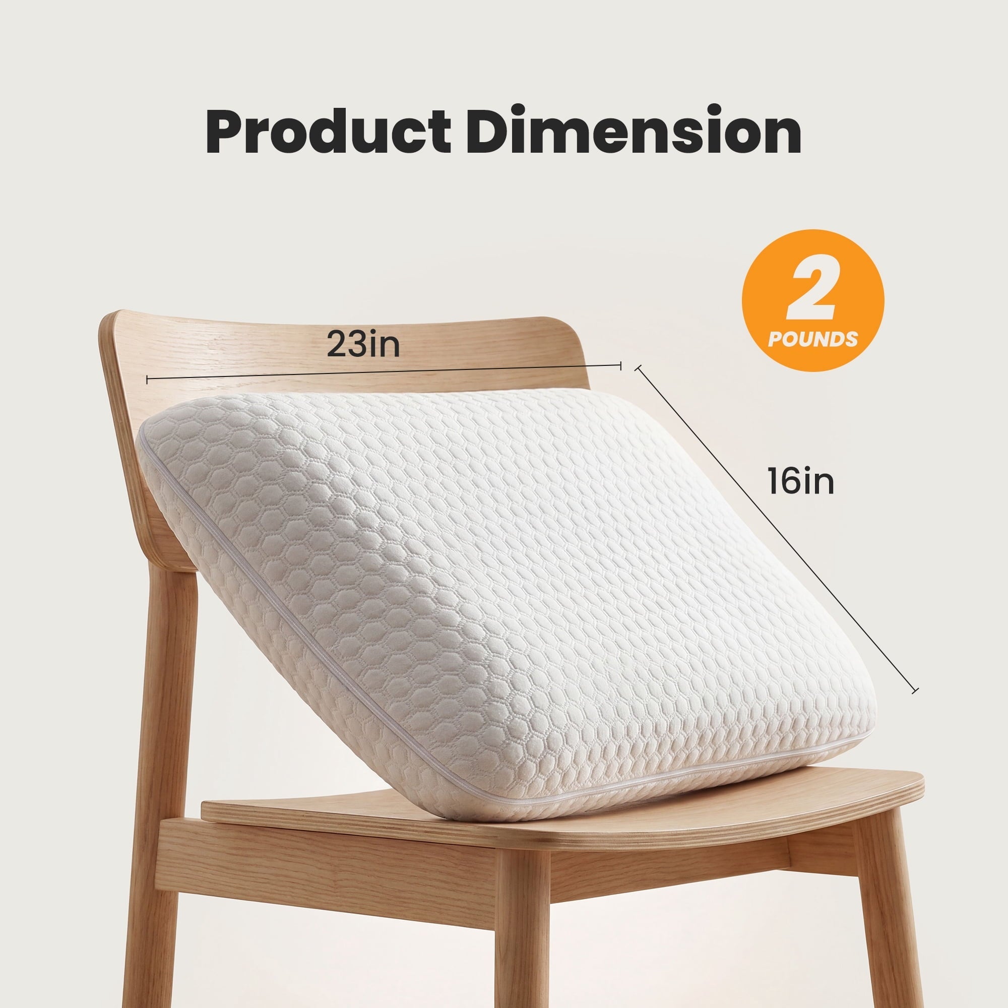 Memory Foam Pillow for Sleeping, Gel Cooling Bed Pillow with Breathable Mesh and Washable Cover for Back and Side Sle...