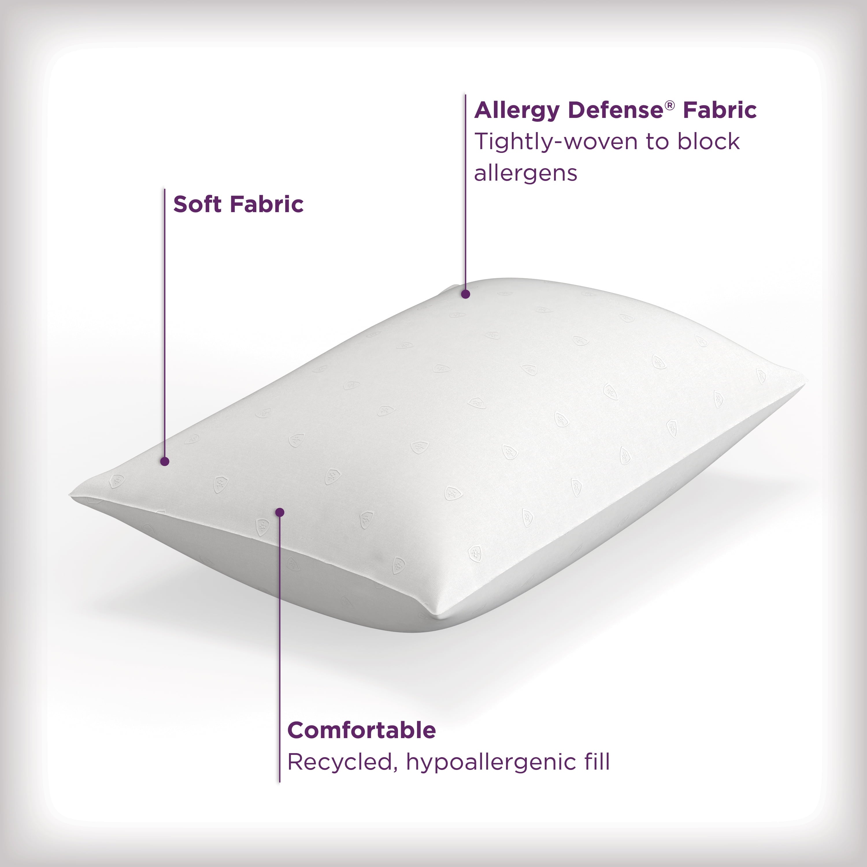 Bed Pillows, Standard/Queen (2 Count)