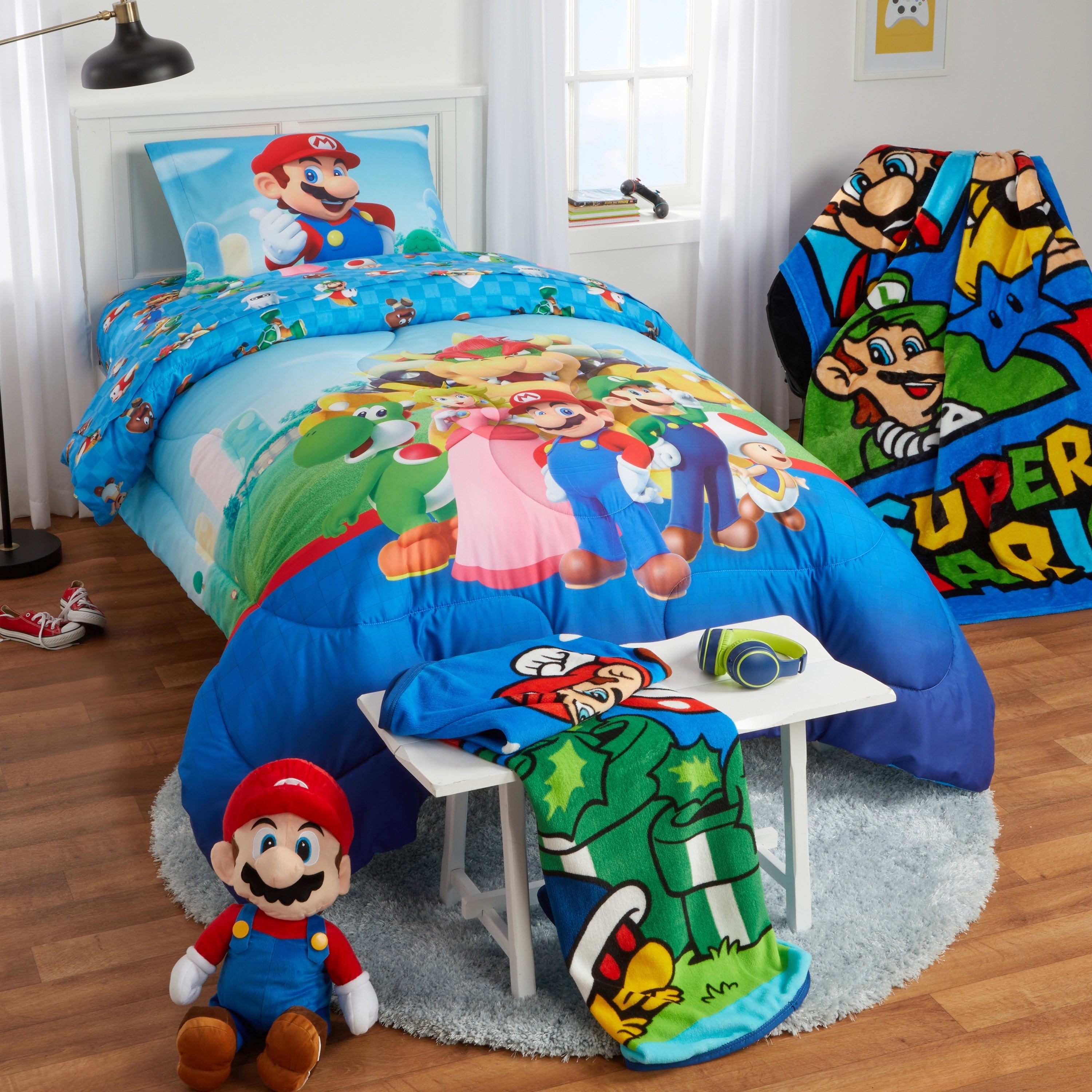 Kids Fleece Throw Blanket 46x60, Nintendo