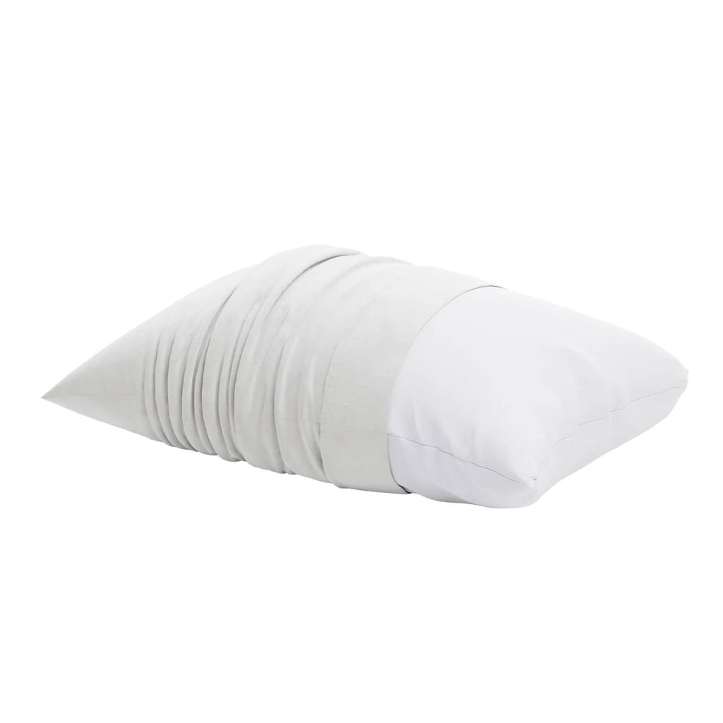 Huggable Support Bed Pillow, Standard- Soft Velvety Cover, Squishable Comfort (2 Count)