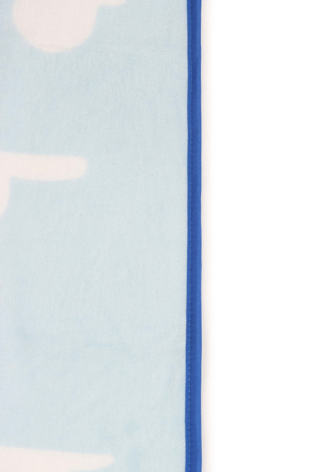 Clouds Kids Throw Blanket, Soft Coral Fleece, Blue, 46" x 60"