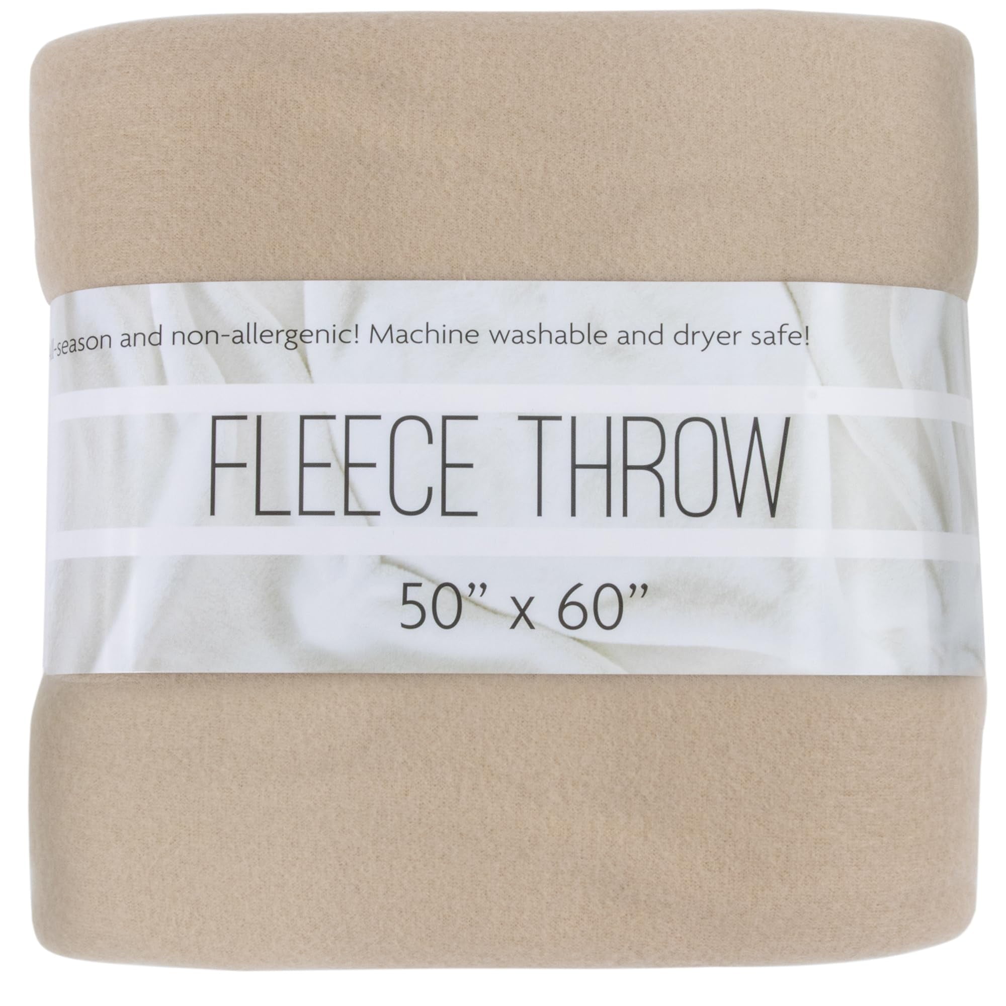 24 pack Trail maker 60”L x 50”W Solid Color Hypoallergenic Fleece Throw Blankets in Assorted Colors