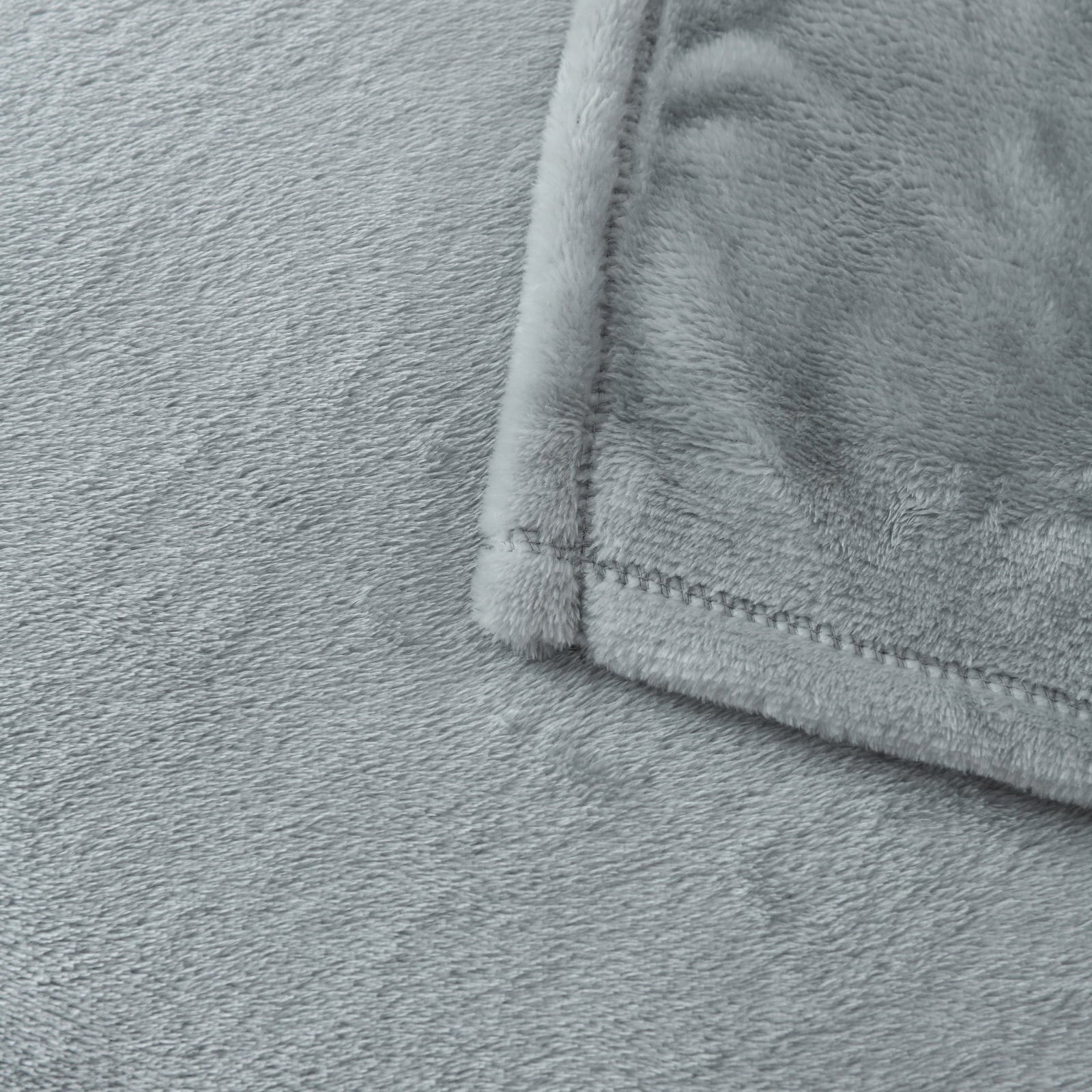 Super Soft Plush Blanket, Gray, Twin, Adult/Teen