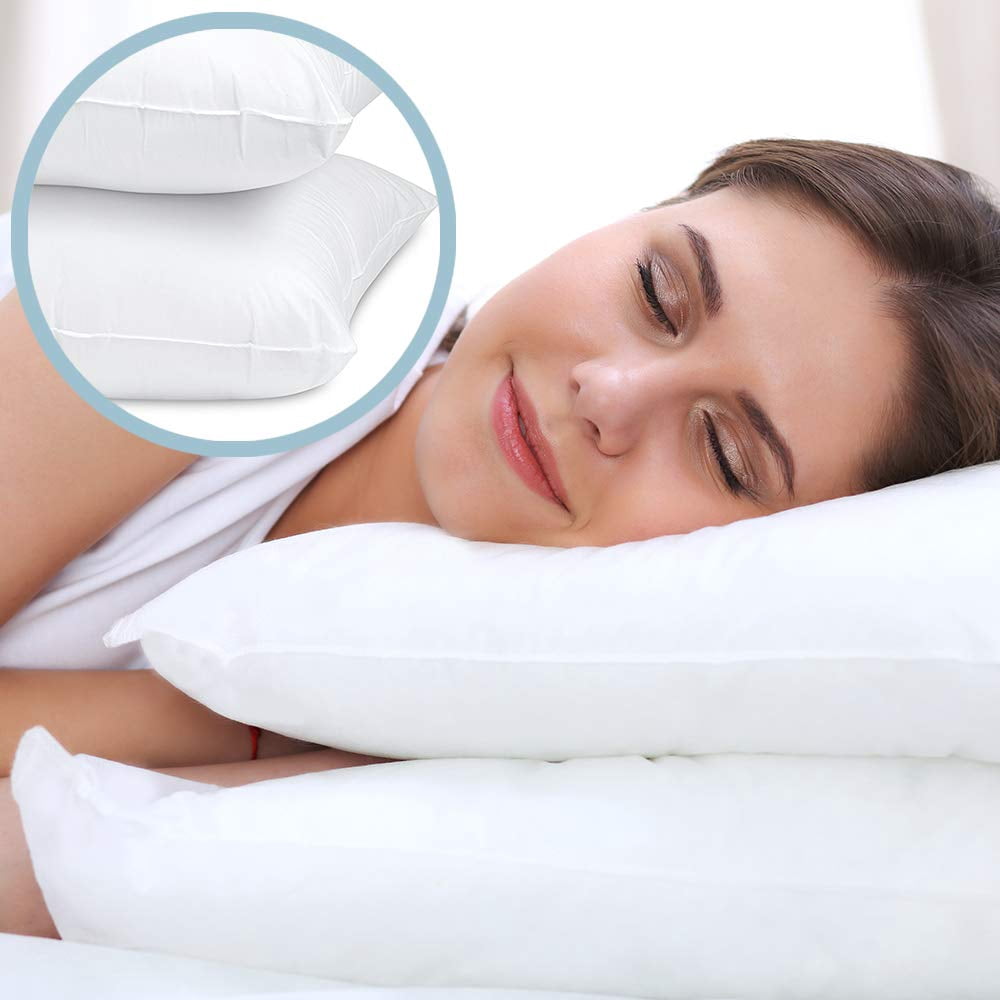 Bed Pillows for Sleeping 2 Pc Set, Queen Size Pillow Side Sleeper Set, Down Alternative Luxury Hotel Soft Pillow 28x2...