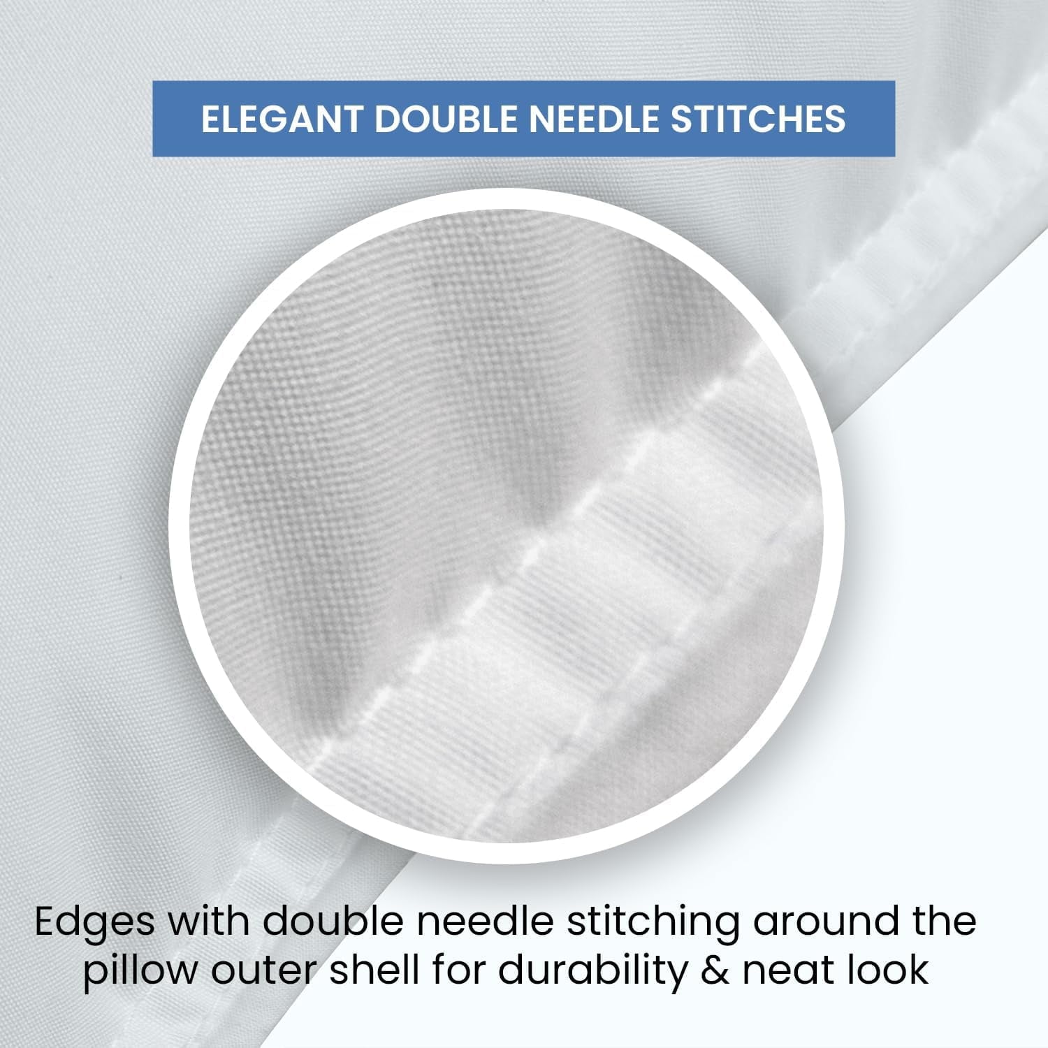 Ryotei Economy Bulk Hotel Pillows 20"x26" Standard (Pack of 12) | Premium Cluster Fiber Fill | Soft Down Alternative ...