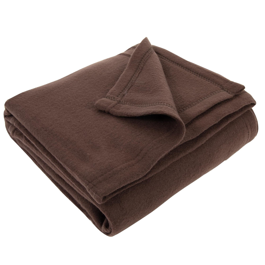 Single Solid Color Hypoallergenic 60”L x 50”W Fleece Throw Blanket for Fall, Winter, Spring, Summer, Men, Women, Chil...