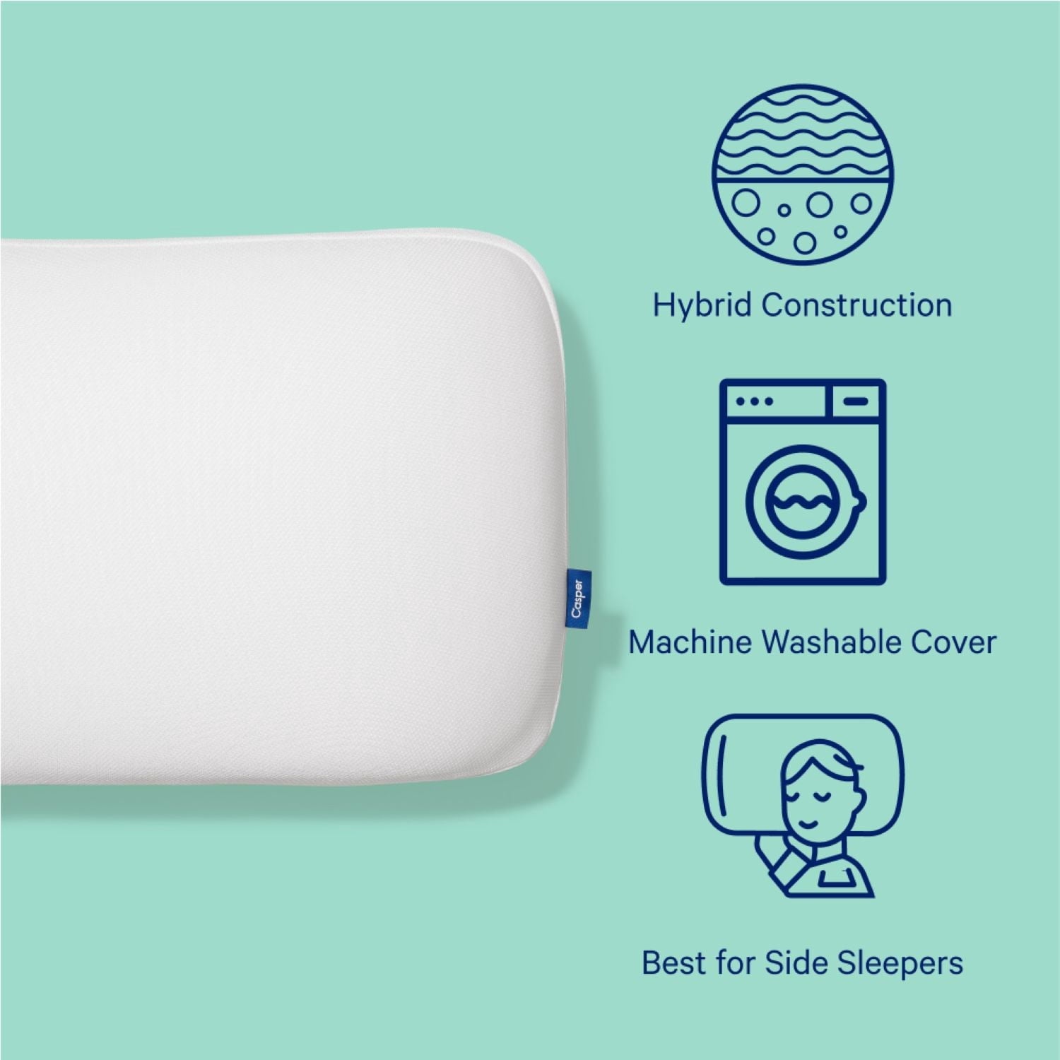 Essential Cooling Hybrid Pillow, Standard