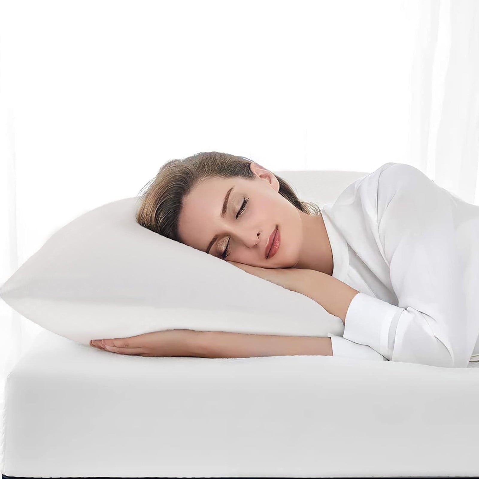 Pillows Standard Size Set of 2, Bed Pillows for Sleeping, Standard Pillows 2 Pack for Back, Stomach or Side Sleepers,...