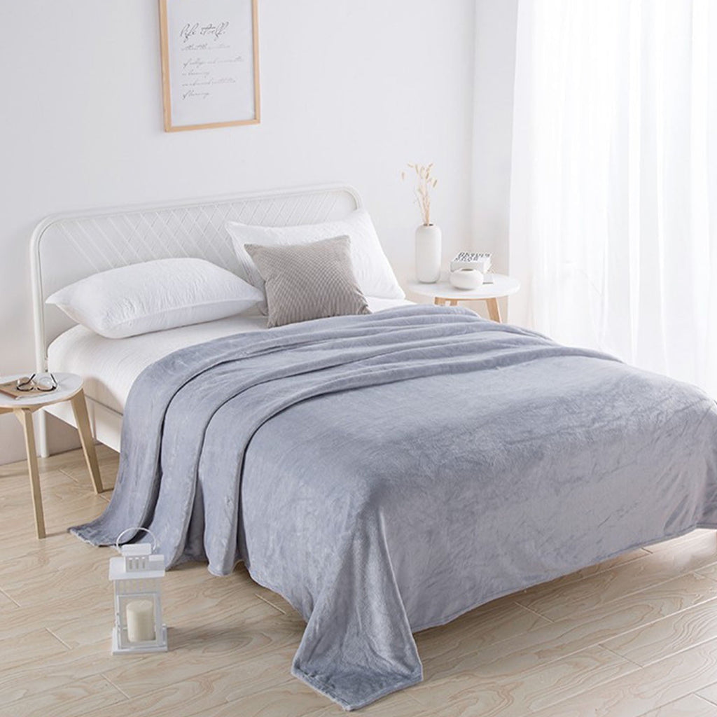 Under $5 Flannel Blanket 27.56X39.37 Inches Blanket Soft Cozy Throw Blanket for Couch, Bed, Household Blanket for All...