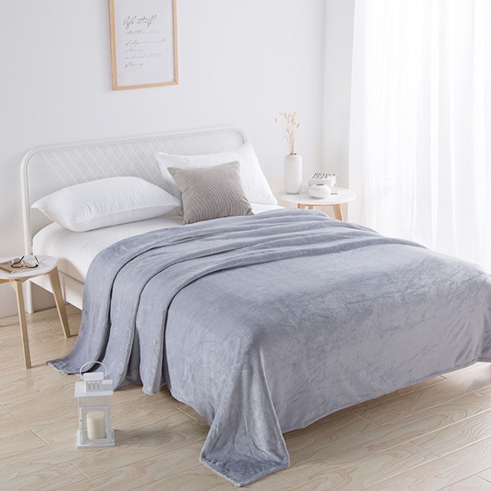 Under $5 Flannel Blanket 27.56X39.37 Inches Blanket Soft Cozy Throw Blanket for Couch, Bed, Household Blanket for All...