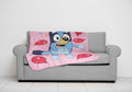 Balloon Party 46" x 60" Throw Blanket, Kids, Pink, Microfiber