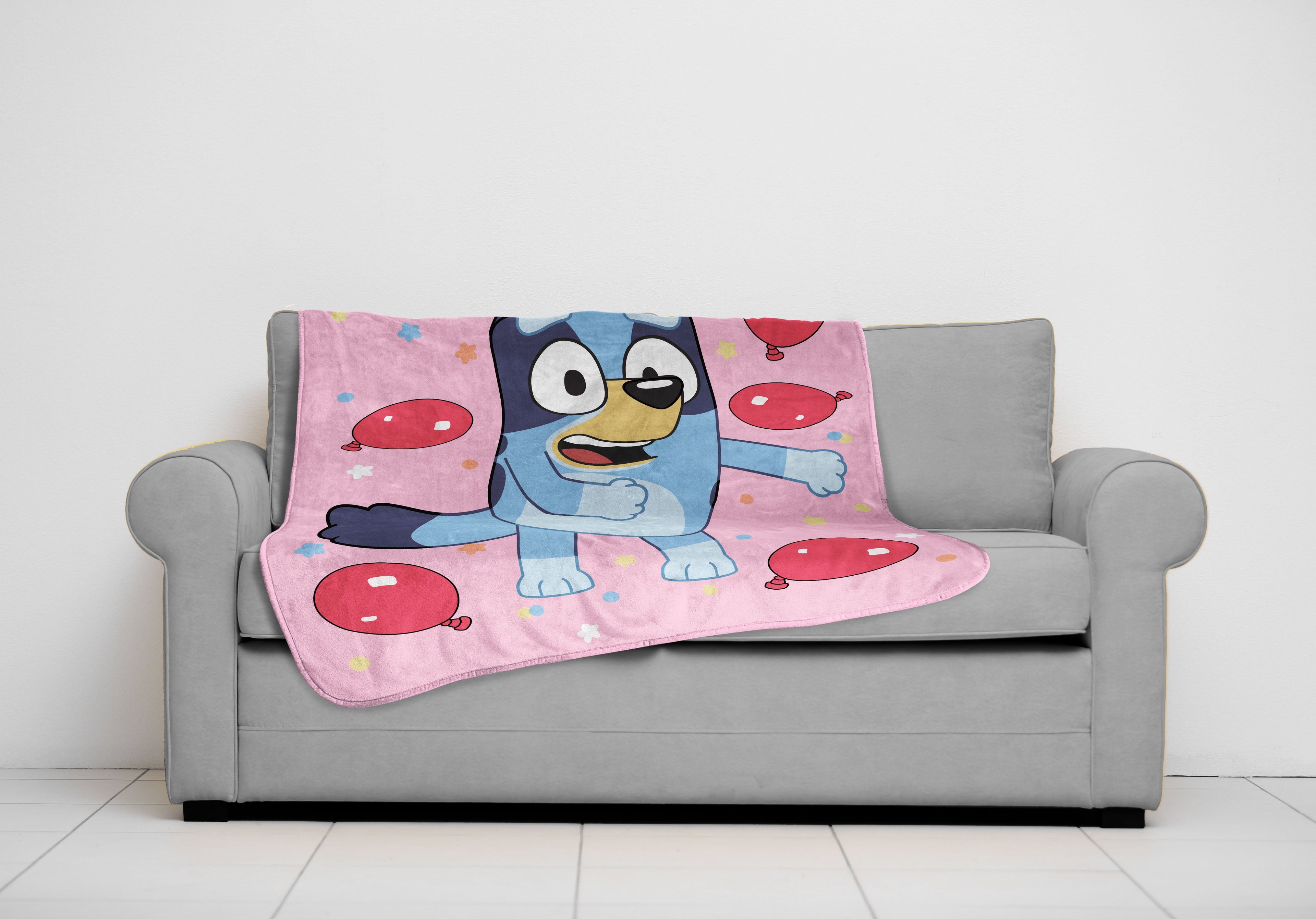 Balloon Party 46" x 60" Throw Blanket, Kids, Pink, Microfiber