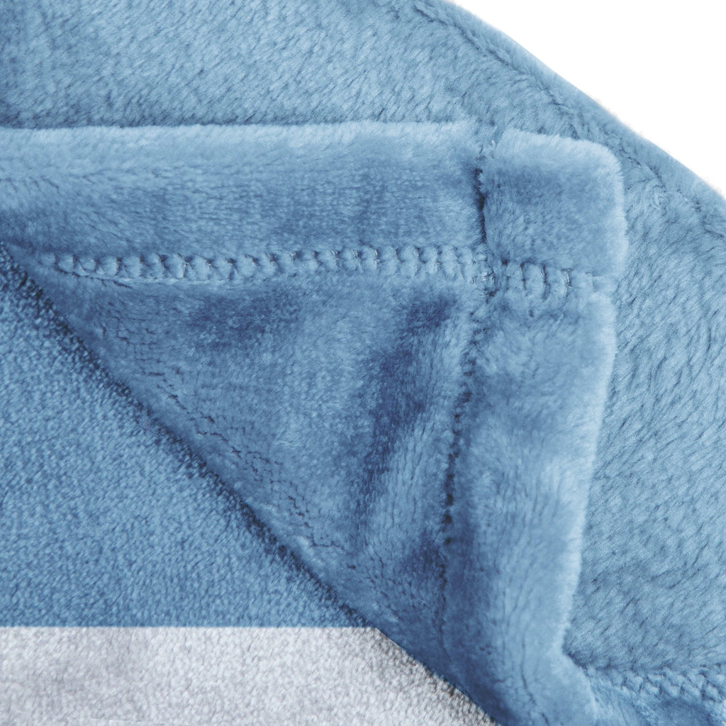 Silk Touch Kids Throw Blanket, 62" x 90", Blue, Polyester