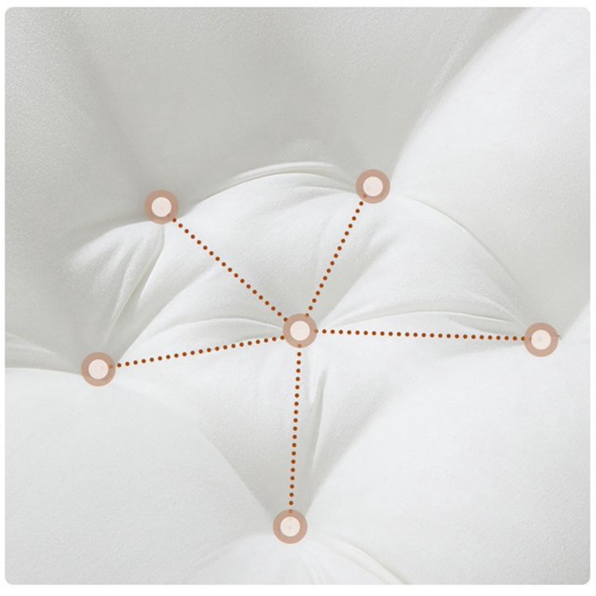 Happon Soft Breathable Cotton Bed Pillows - Washable