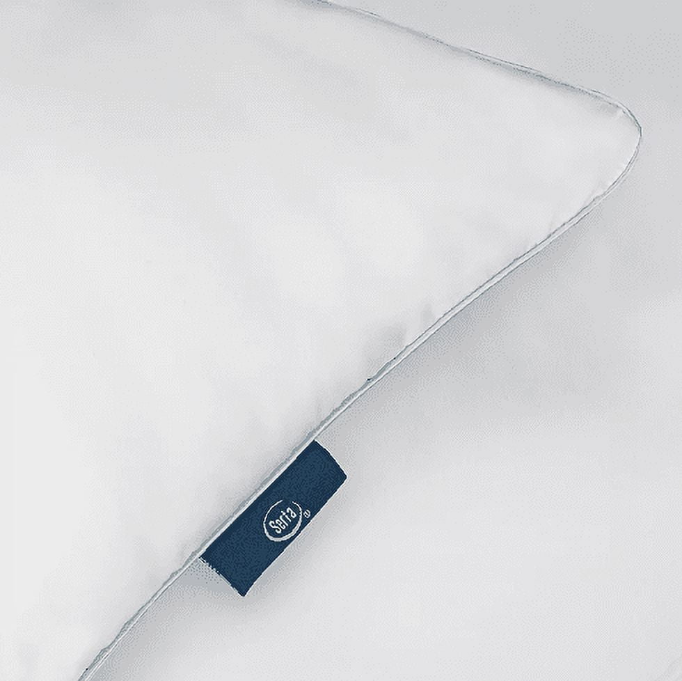 Queen Microfiber Polyester Bed Pillows Hypoallergenic (2 Count)