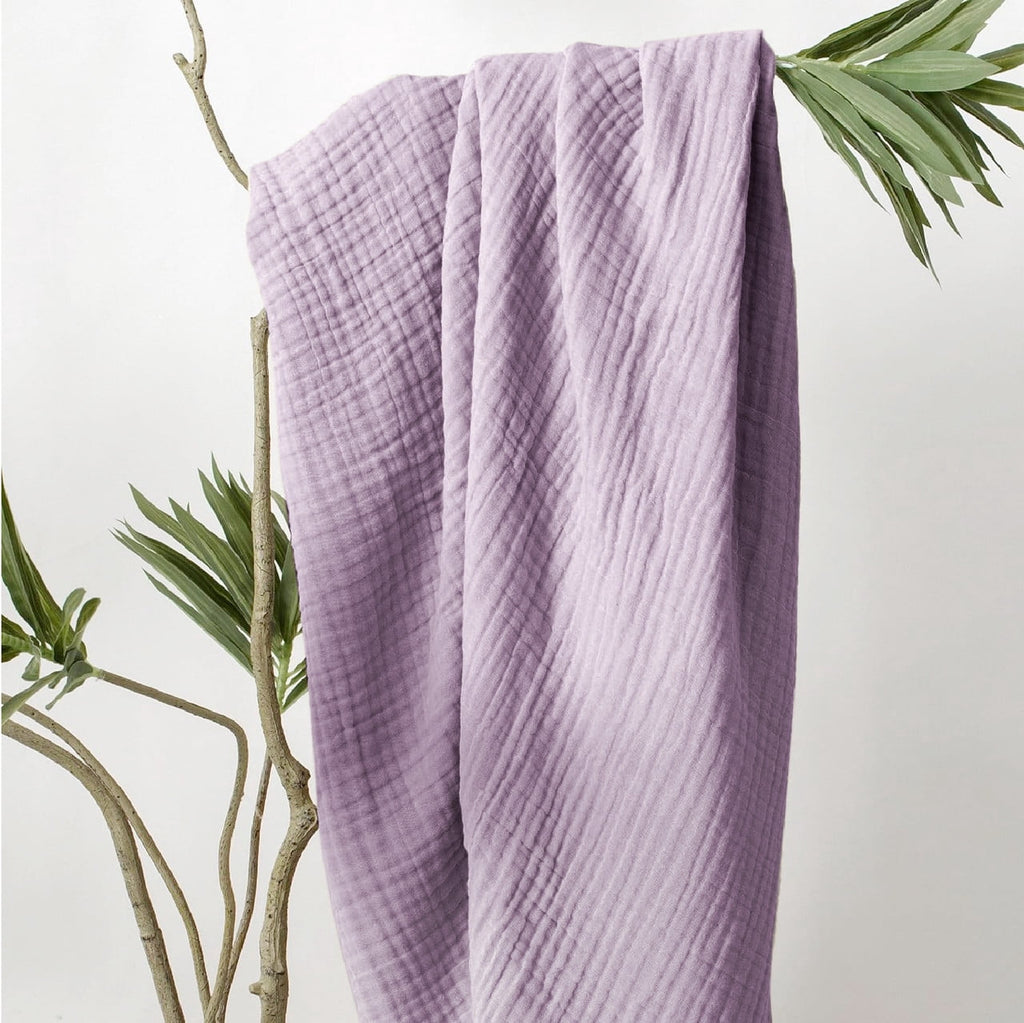 100% Cotton Muslin Blanket Large 50" x 70", 6 Layers Lightweight and Breathable Throw Blankets for Couch, Soft Coolin...