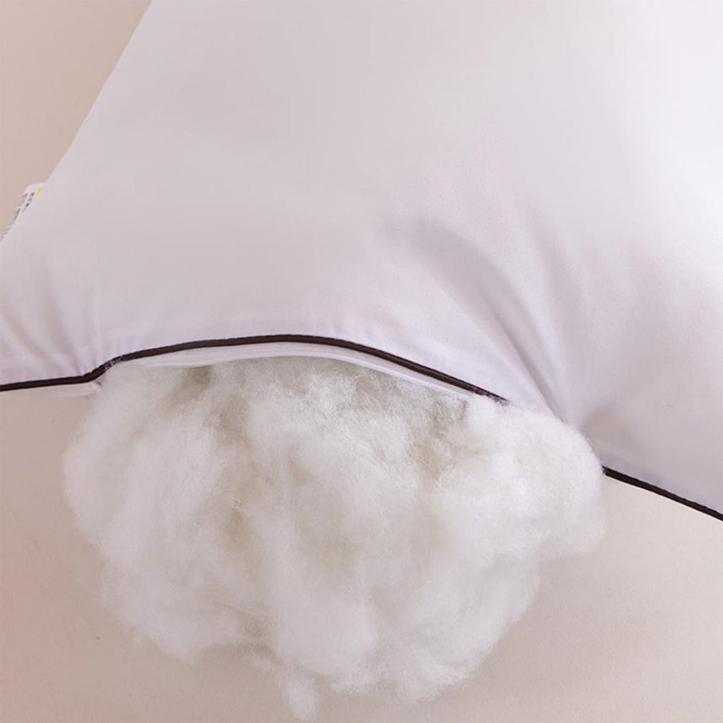 Long Pillows For Bed King Clearance! 100*48cm White Gentle Support Soybean Pillow, Comfortable Breathable Bed Pillows...