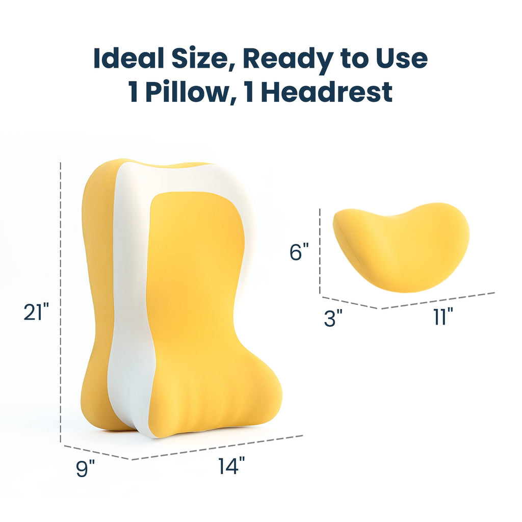 Memory Foam Reading Pillow, Multi-Position Support Bed Pillow for Petite Adults, Reading Tools, Fun Couple Pillows Pr...