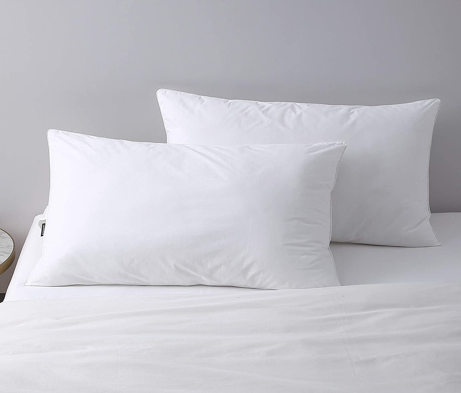 Bed Pillows King Size Pillows Set of 2, Pillows for Sleeping,Polyester Microfiber Cover,Super Soft Set of 2(...