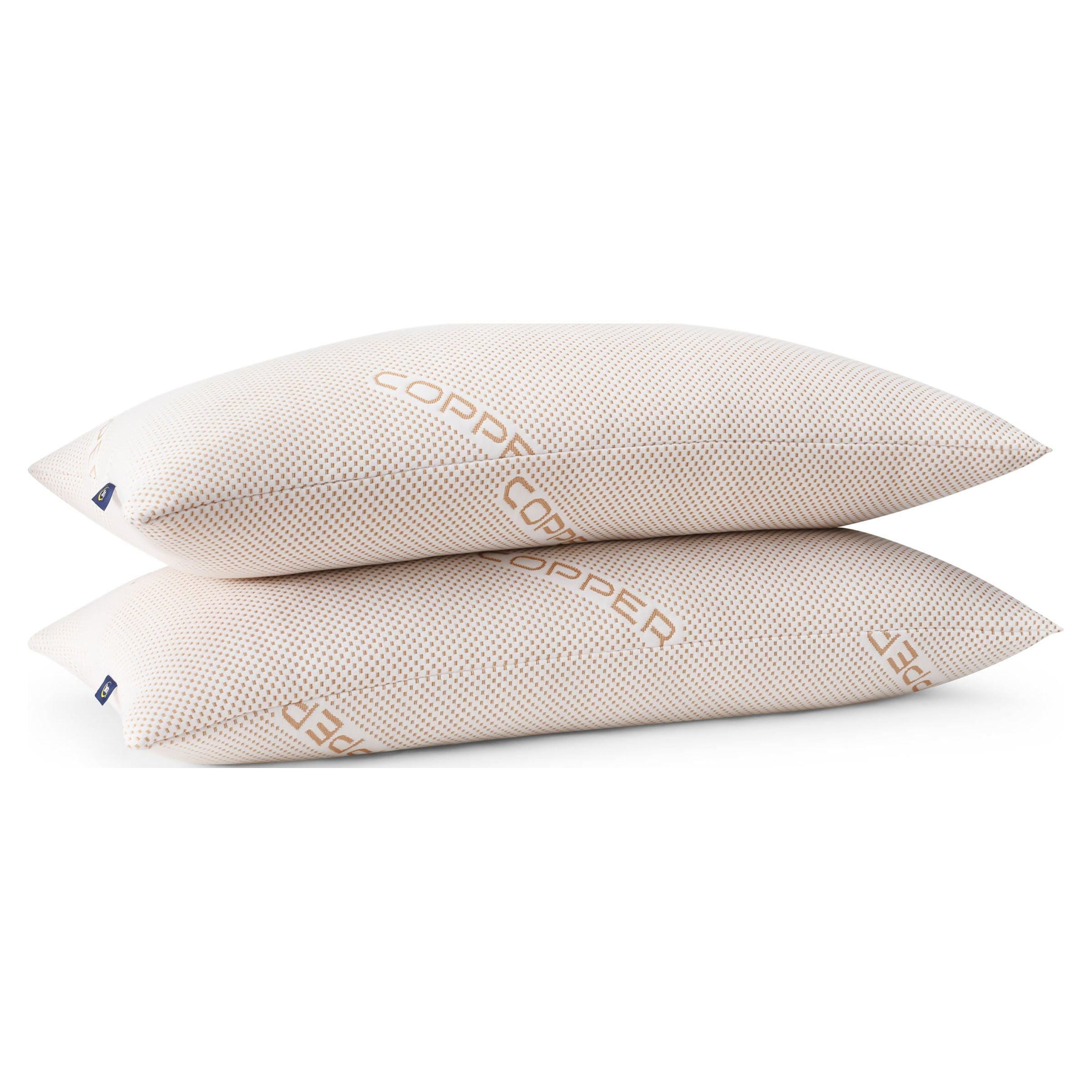 Copperloft King Bed Pillow, 2 Pack, Hypoallergenic
