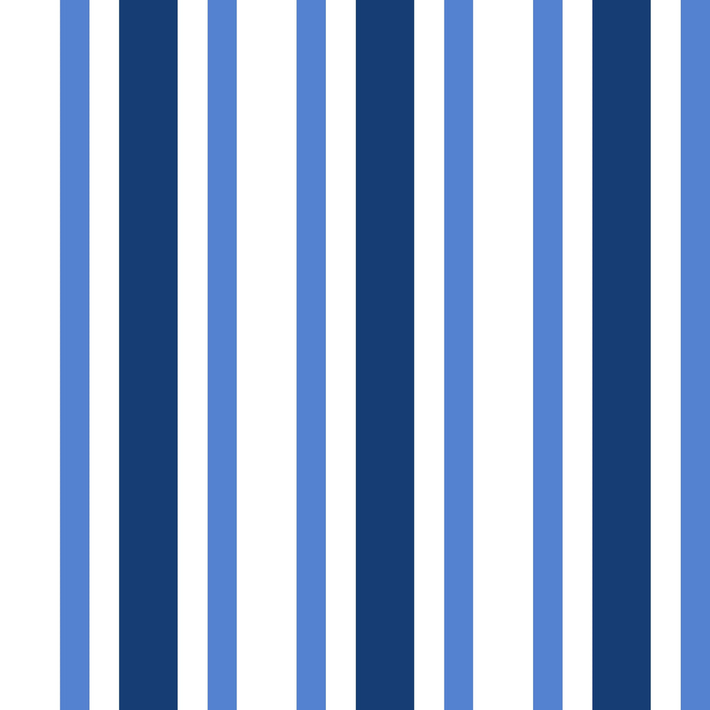 Blue Stripes XL Oversized Throw Blanket, 72 x 50 inches, Great for a Kids Bedroom, Super Soft and Cozy