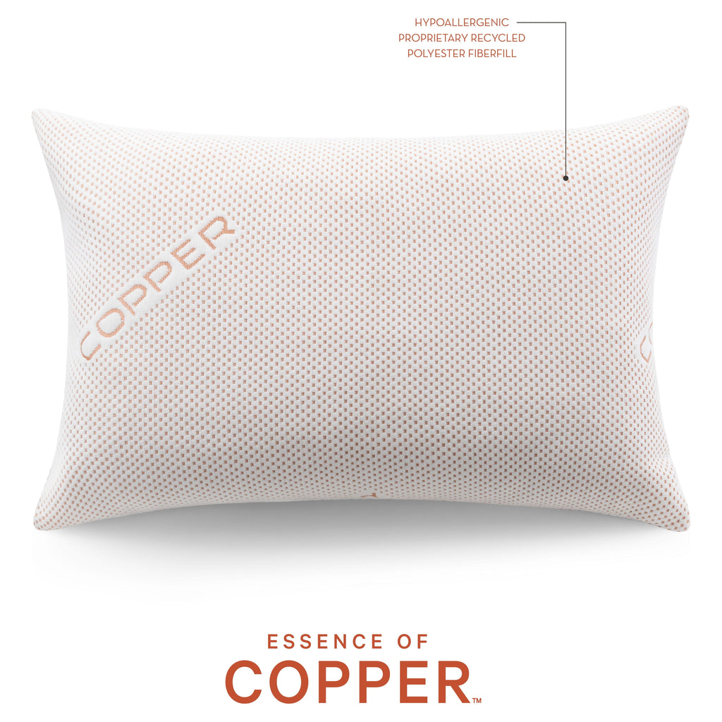 Luxury Knit Bed Pillow 2 Pack, Standard/Queen, Polyester