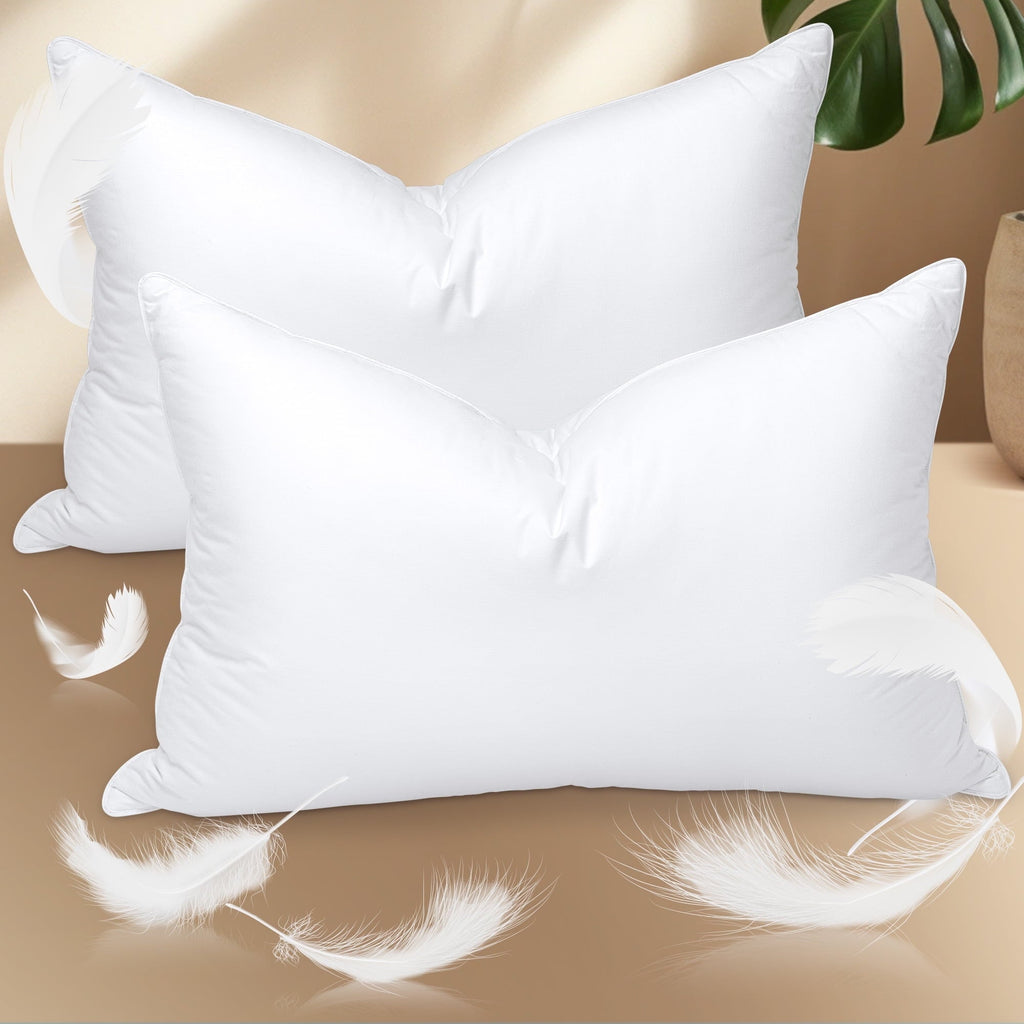 Pillows and Bed Pillows Queen Size for Sleeping,With 2 Set of Soft Cotton Cover- Pack of 2