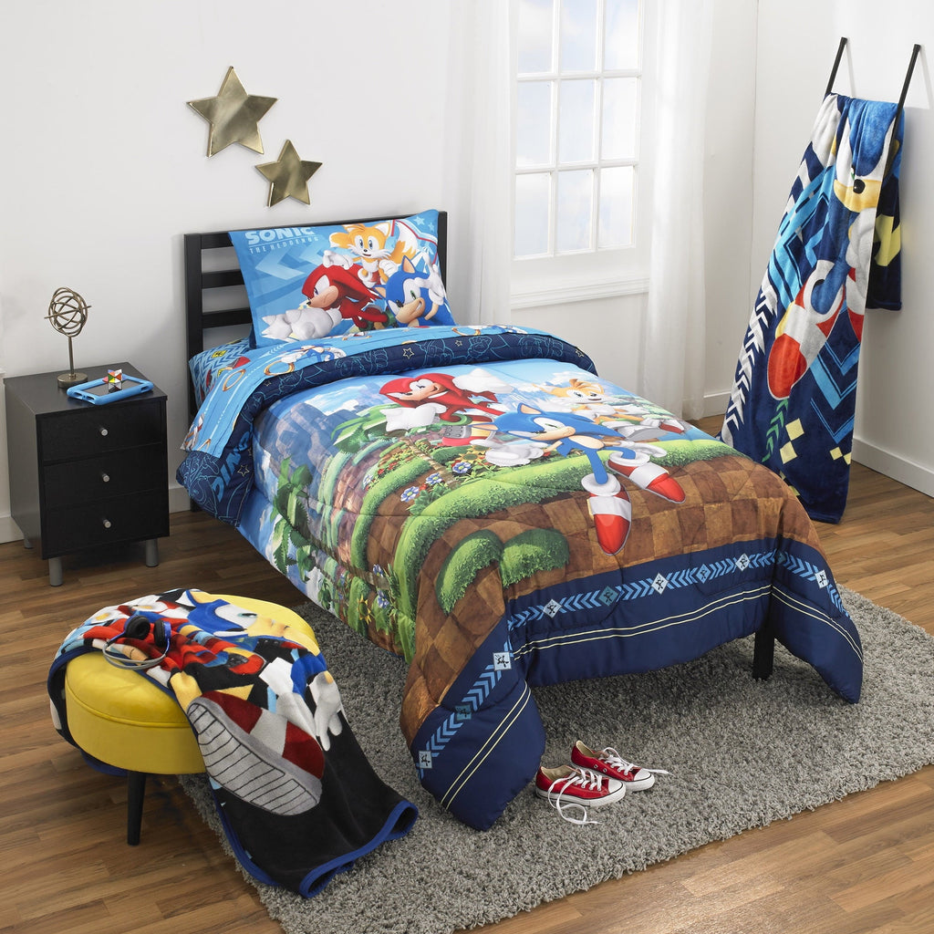 Kids Black Print Fleece Throw Blanket, 46 x 60