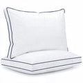 for Queen Size 2 Pack, Duck Feather and Shredded Memory Foam Soft Luxury Hotel Collection