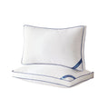 Goose Down Feather Pillows Queen Size Set of 2, Luxury Soft Hotel Quality pillows for Sleeping, Organic Cotton Cover ...