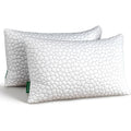 Shredded Memory Foam Pillows for Sleeping, Bed Pillows Queen Size Set of 2 Pack Adjustable for Side and Back Sleeper ...