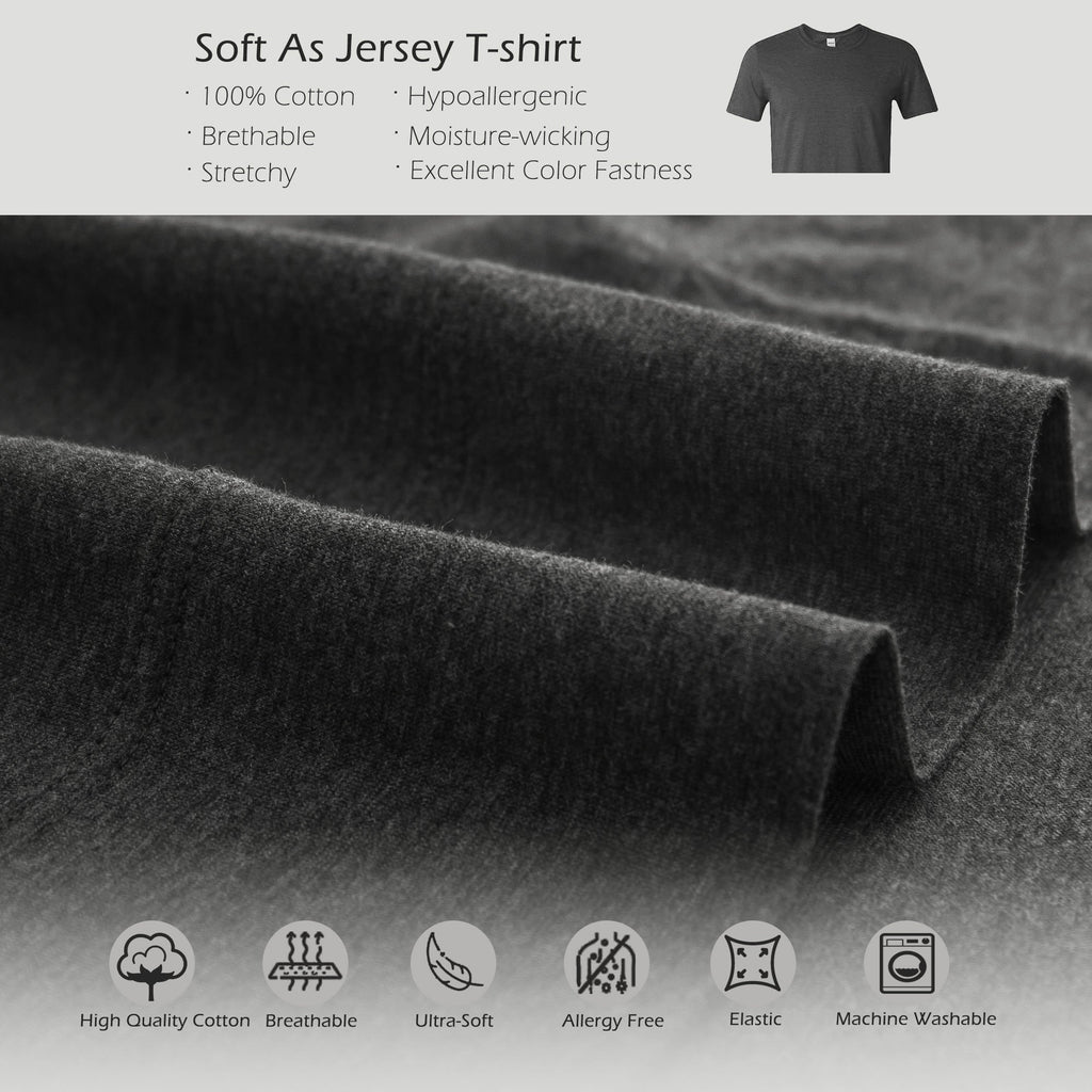 100% Cotton Jersey Knit 4pc Bed Sheet Set Extra Deep Pocket up to 20" Charcoal Gray Queen