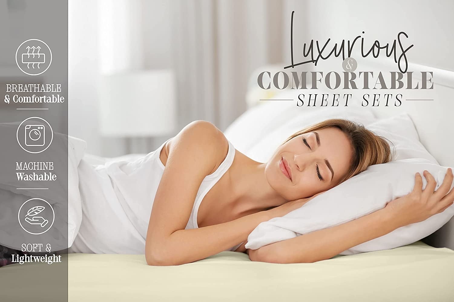 4-Piece Microfiber Bed Sheet Set, Soft & Breathable, Wrinkle & Fade Resistant, Deep Pocket, Queen, Navy Blue