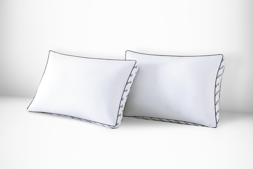Cozy Gusseted Bed Pillow Standard, White