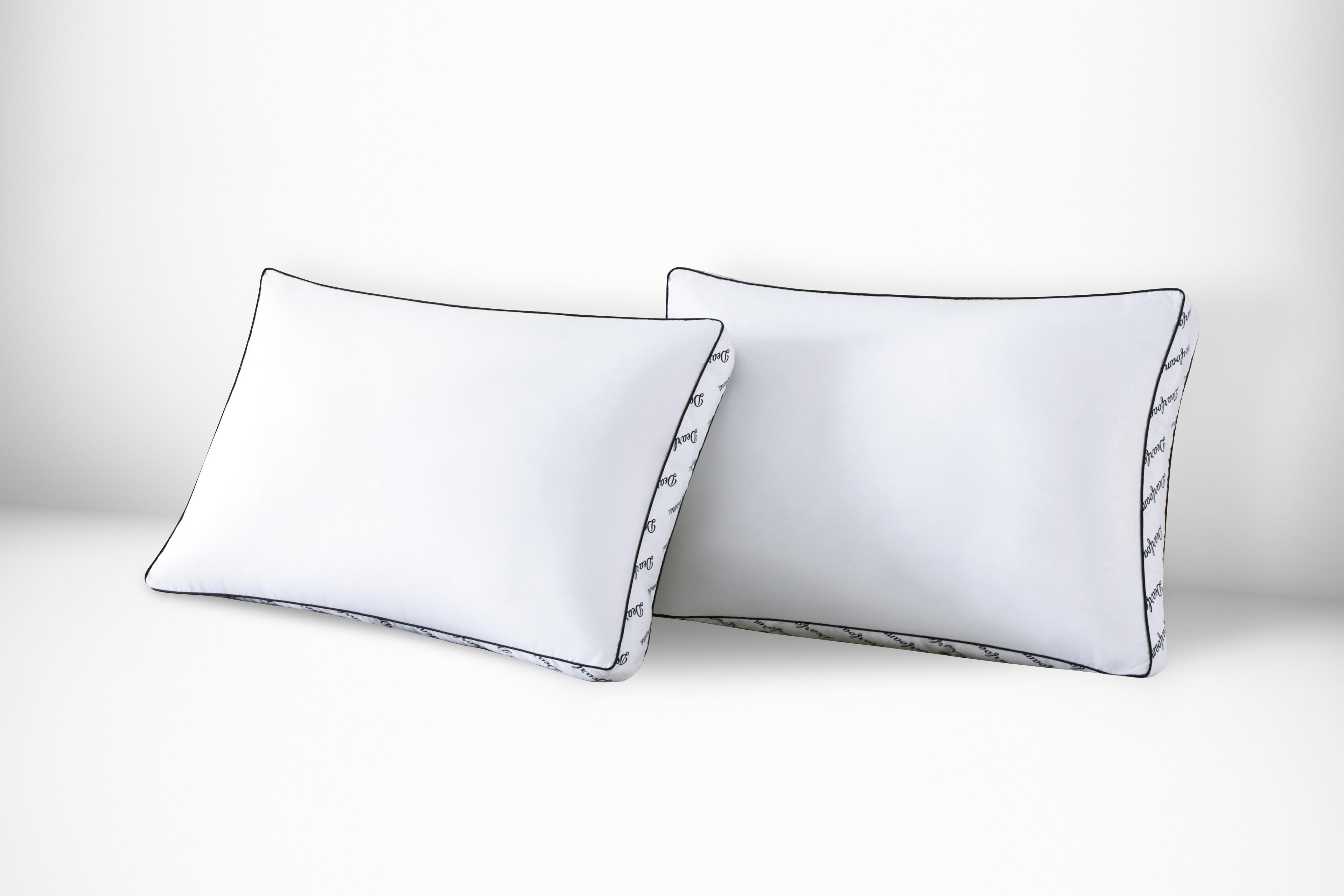 Cozy Gusseted Bed Pillow Standard, White