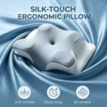 Memory Foam Contour Pillows - Neck Pain Relief, Orthopedic Cervical, Breathable Washable Cover