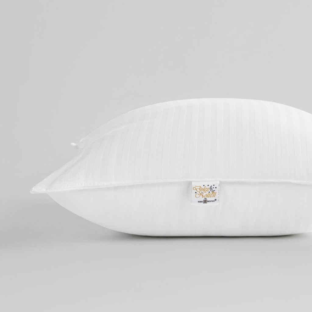 Dolce Notte II Stomach, Side and Back Sleeper Bed Pillow for Sleeping | Hotel and Resort Quality | Hypoallergenic, Do...