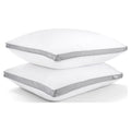 2 Pack Cotton Down Alternative Pillows,Queen Size Bed Pillows Gusseted Hypoallergenic
