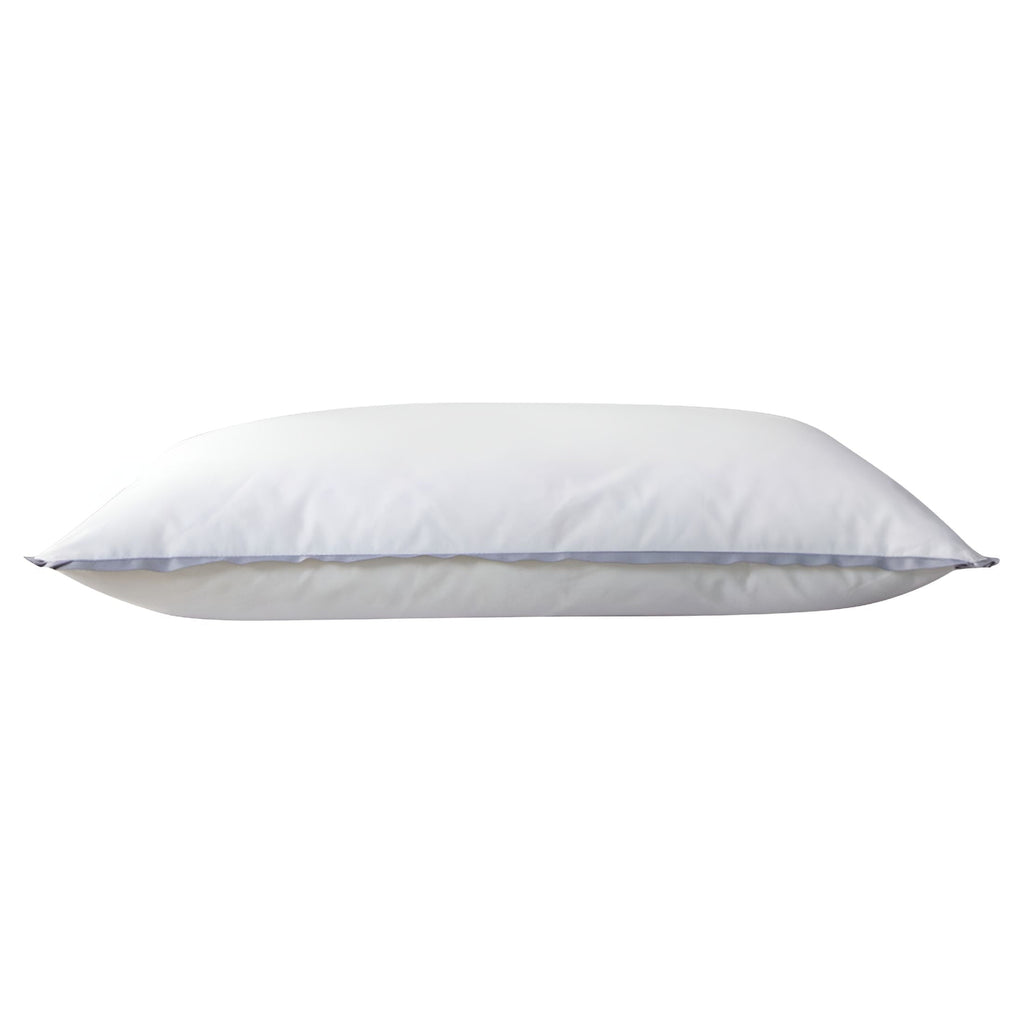Flat Soft Thin Pillows Queen Size Bed Pillow Hotel Pillows with Down Alternative Fill for Side Back Stomach Sleepers,...
