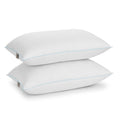 Classic Stripe Bed Pillows Standard / Queen Size Set Of 2, Enhanced Loft Plush Pillow for All Sleep Positions, 20" x ...