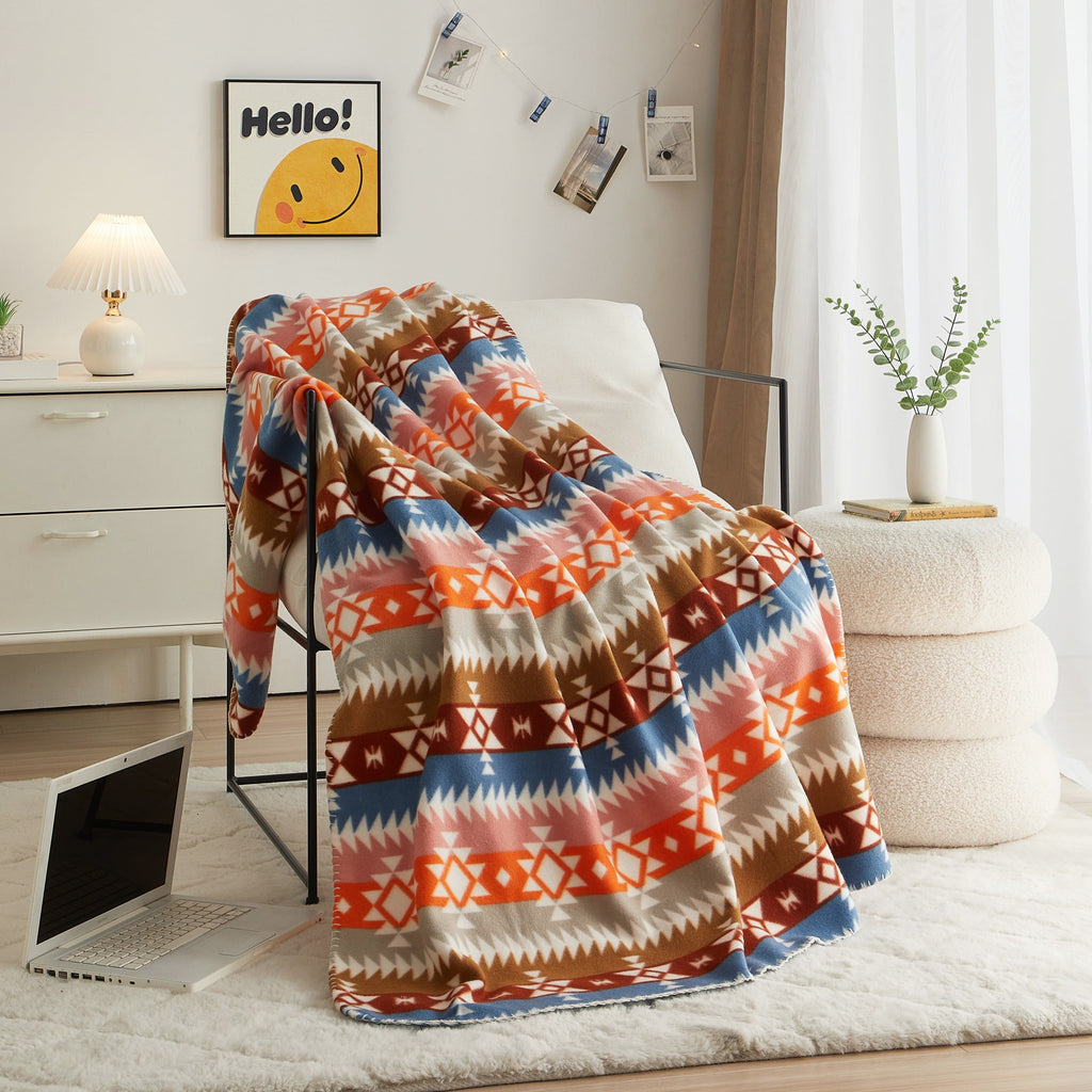 Stripe Fleece Throw