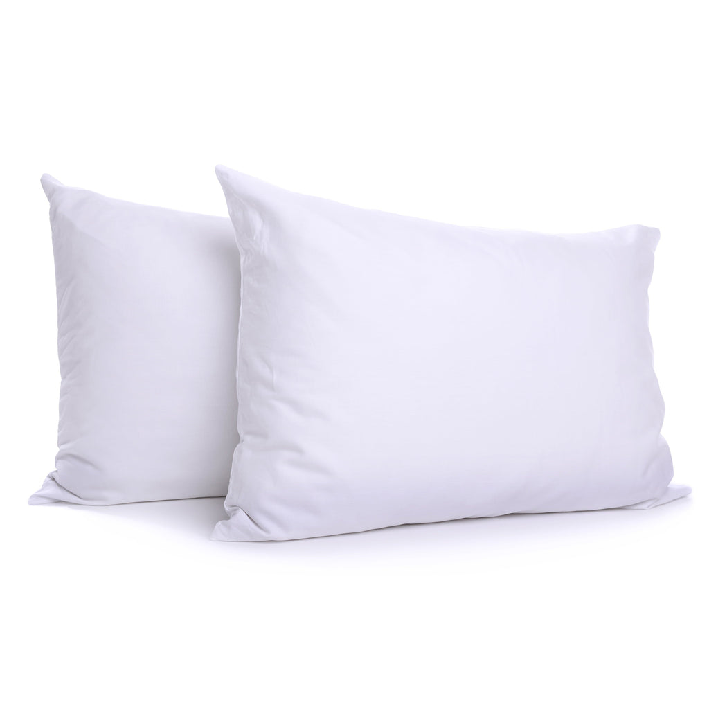 2-Pack Down Alternative White Bed Pillows, Standard