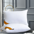 Pillows Set of 2 - White Pillows 2 Pack Hotel Quality Bed Pillows for Sleeping Soft and Supportive Pillows for Side, ...